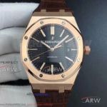 BF Factory Audemars Piguet Royal Oak 15400 41mm Automatic Watch - Black Petite Tapisserie Dial Copy Cal.3120 